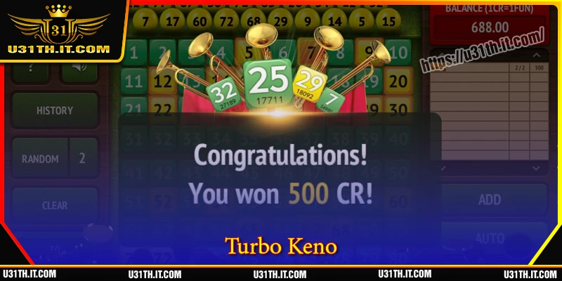 Turbo Keno U31 - เคล็ดลับเพิ่มโอกาสชนะมากกว่าที่คุณคิด